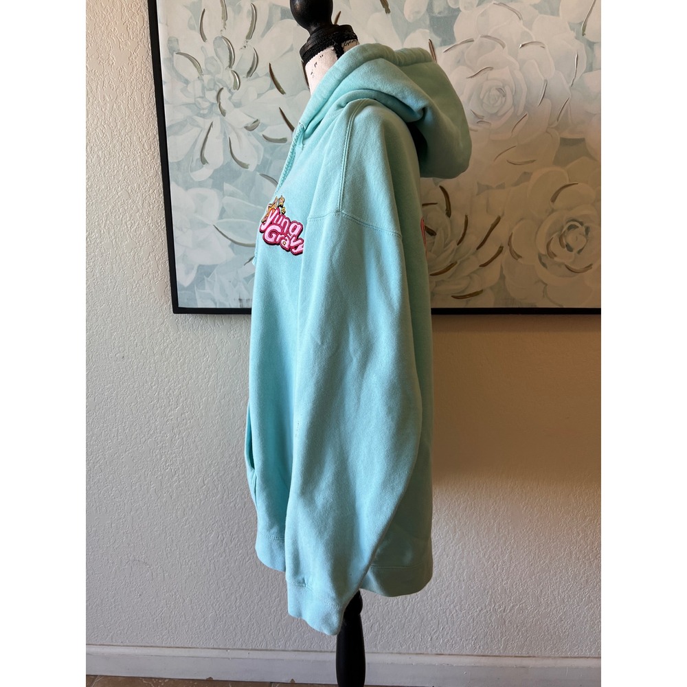 Yung Gravy Back In Business Tour 2021 Hoodie XL Aqua Blue Concert Sweatshirt - Picture 3 of 8